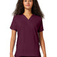Women's 2-Pocket V-Neck Top - 4700 - Wine