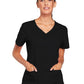 Women's 3-Pocket V-Neck Top - 4727 - Black