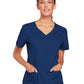 Women's 3-Pocket V-Neck Top - 4727 - Navy
