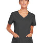 Women's 3-Pocket V-Neck Top - 4727 - Pewter