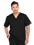 Men's 1-Pocket Tuckable V-Neck Top - 4743 - Black