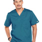 Men's 1-Pocket Tuckable V-Neck Top - 4743 - Caribbean Blue