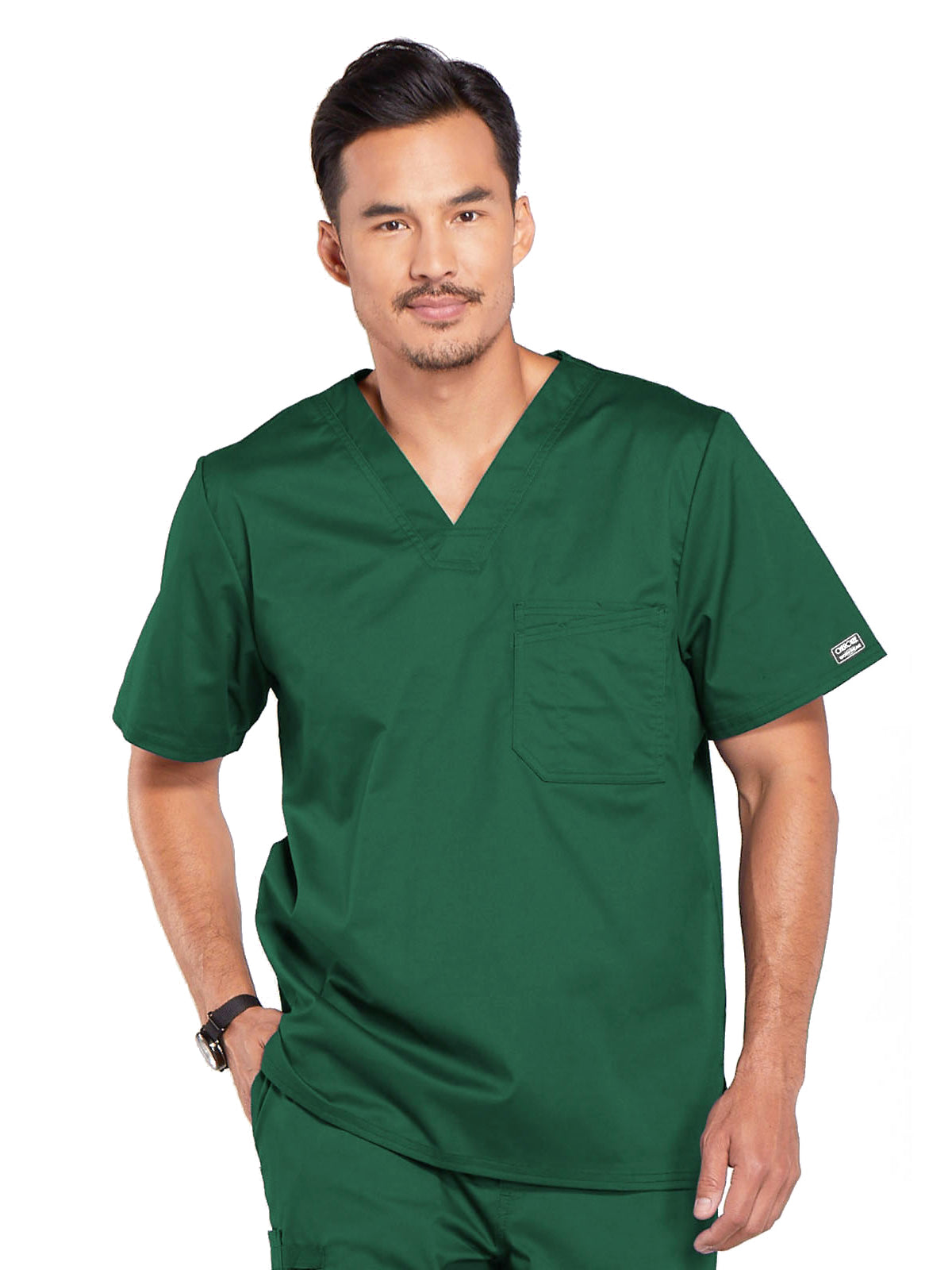 Men's 1-Pocket Tuckable V-Neck Top - 4743 - Hunter