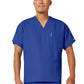 Unisex 1-Pocket V-Neck Top - 4777 - Galaxy Blue