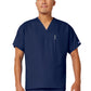Unisex 1-Pocket V-Neck Top - 4777 - Navy