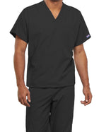 Unisex 1-Pocket V-Neck Top - 4777 - Pewter