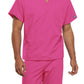 Unisex 1-Pocket V-Neck Top - 4777 - Shocking Pink