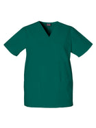 Unisex 3-Pocket V-Neck Top - 4876 - Hunter