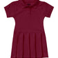 Girls' Pique Polo Dress for Preschool - 54120 - Burgundy