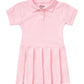Girls' Pique Polo Dress for Preschool - 54120 - Pink