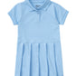 Girls' Pique Polo Dress for Preschool - 54120 - Light Blue