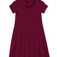Girls' Pique Polo Dress for Children - 54121 - Burgundy