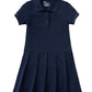 Girls' Pique Polo Dress for Children - 54121 - Dark Navy