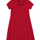 Girls' Pique Polo Dress for Children - 54121 - Red