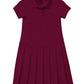 Girls' Pique Polo Dress for Youth - 54122 - Burgundy