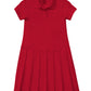 Girls' Pique Polo Dress for Youth - 54122 - Red