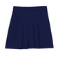 Girls' Stretch Pleated Tab Scooter - 55121AZ - Dark Navy