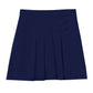 Girls' Plus Stretch Pleated Tab Scooter - 55123AZ - Dark Navy