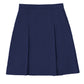 Junior Girls' Longer Length Kick Pleat Skirt - 55794 - Dark Navy