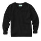 Youth Unisex Long Sleeve V-neck Sweater - 56702 - Black