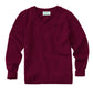 Adult Unisex Long Sleeve V-Neck Sweater - 56704 - Burgundy