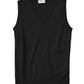 Adult Unisex V-Neck Sweater Vest - 56914 - Black