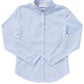 Junior Girls' Long Sleeve Oxford Shirt - 57414 - Light Blue