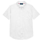 Girls' Short Sleeve Oxford Shirt - 57422 - White