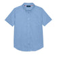 Junior Girls' Short Sleeve Oxford Shirt - 57424 - Light Blue