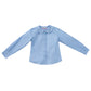 Girls' Long Sleeve Peter Pan Blouse - 57882 - Light Blue