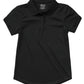 Girls' Short Sleeve Moisture Wicking Polo - 58632 - SS Black