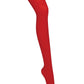 Junior Girls' Flat Tights Single Pack - 5HF202 - Red