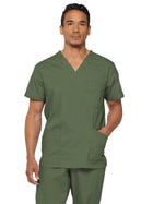 Men's 5-Pocket V-Neck Top - 81906 - Olive