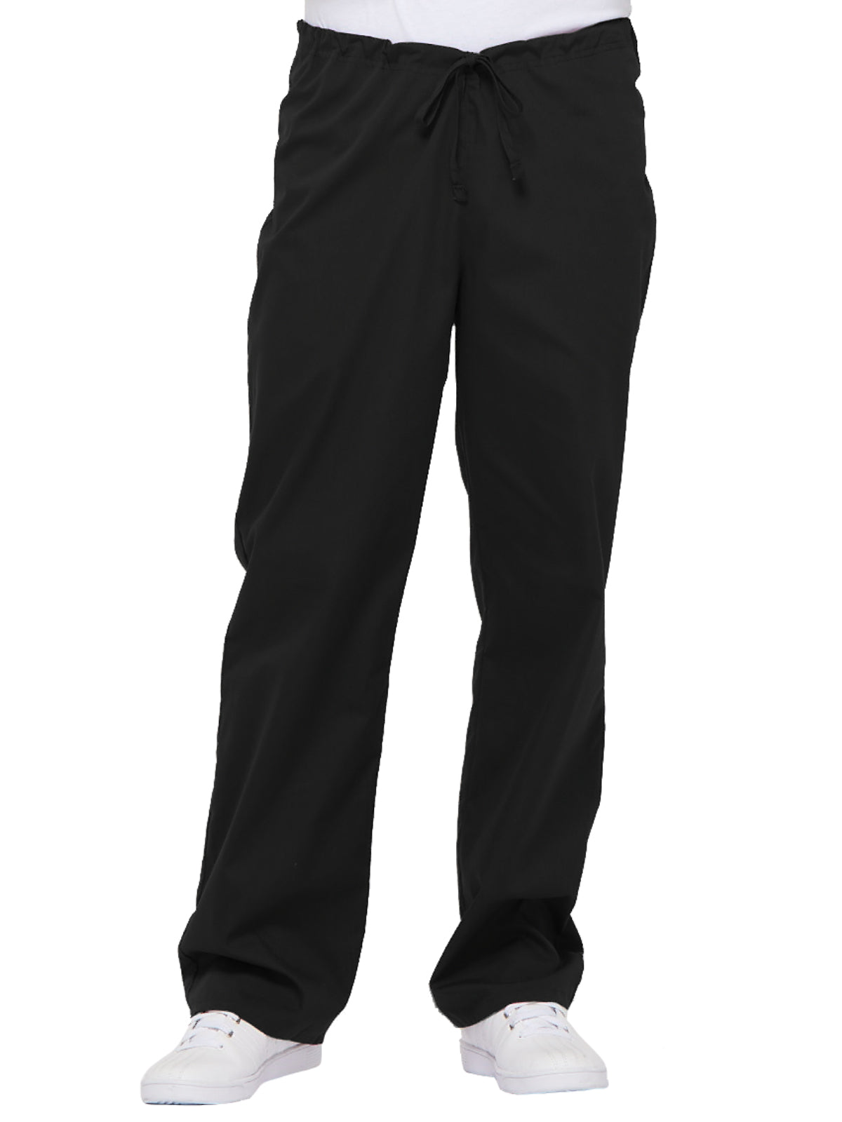 Unisex 2-Pocket Drawstring Pant - 83006 - Black