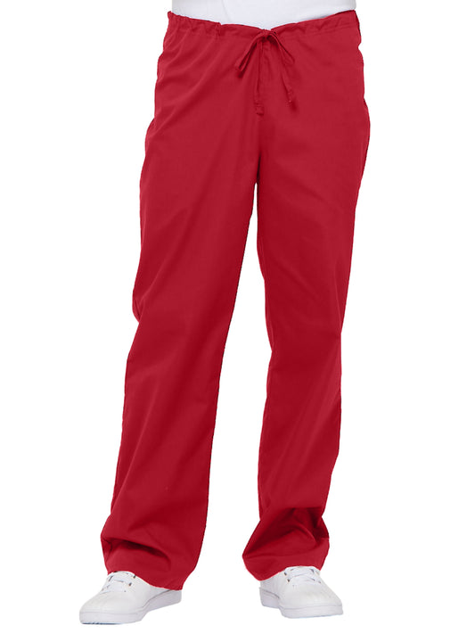 Unisex 2-Pocket Drawstring Pant - 83006 - Red