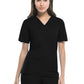 Unisex 1-Pocket Tuckable V-Neck Top - 83706 - Black