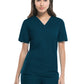 Unisex 1-Pocket Tuckable V-Neck Top - 83706 - Caribbean Blue