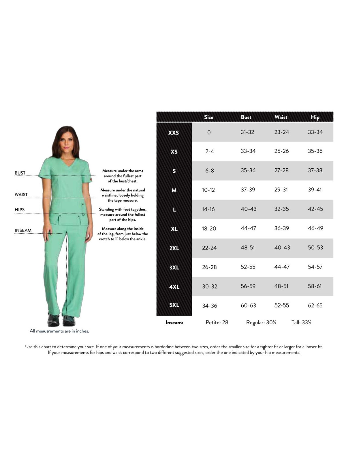 SIZECHART