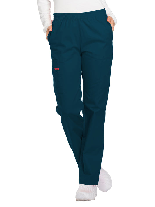 Women's 6-Pocket Natural Rise Tapered Leg Pant - 86106 - Caribbean Blue