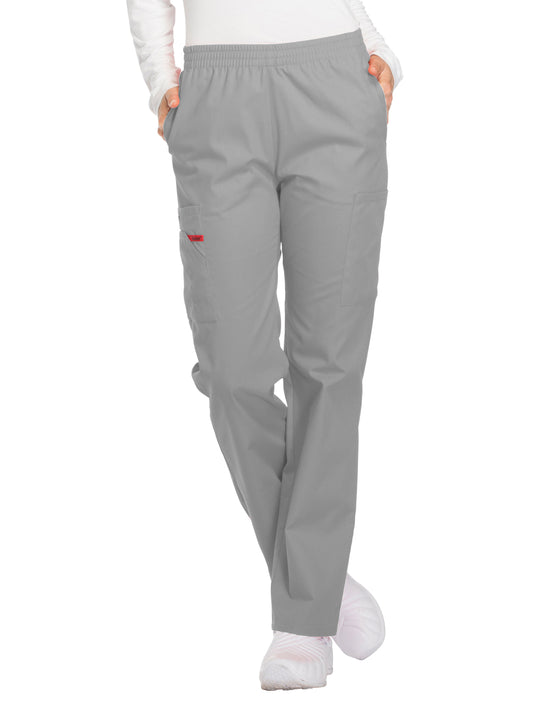 Women's 6-Pocket Natural Rise Tapered Leg Pant - 86106 - Grey