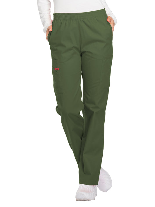 Women's 6-Pocket Natural Rise Tapered Leg Pant - 86106 - Olive