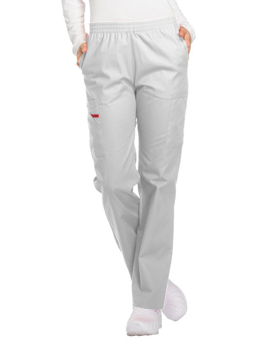 Women's 6-Pocket Natural Rise Tapered Leg Pant - 86106 - White