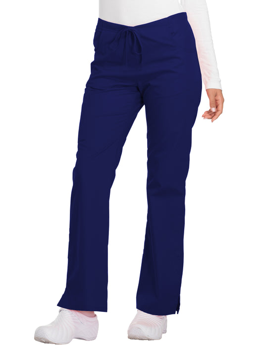 Women's 6-Pocket Mid Rise Cargo Pant - 86206 - Galaxy Blue