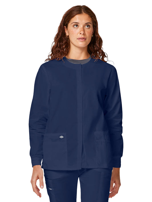 Women's 5-Pocket Snap Front Warm-Up Jacket - 86306 - Navy