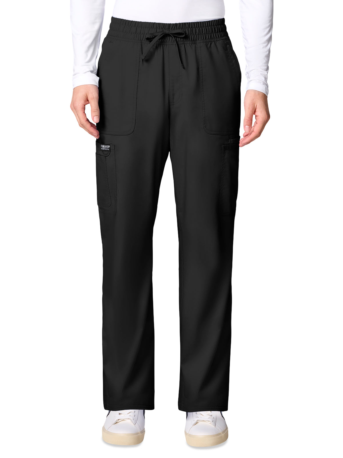 Men's 12-Pocket Scrub Pant - CK00001 - Black