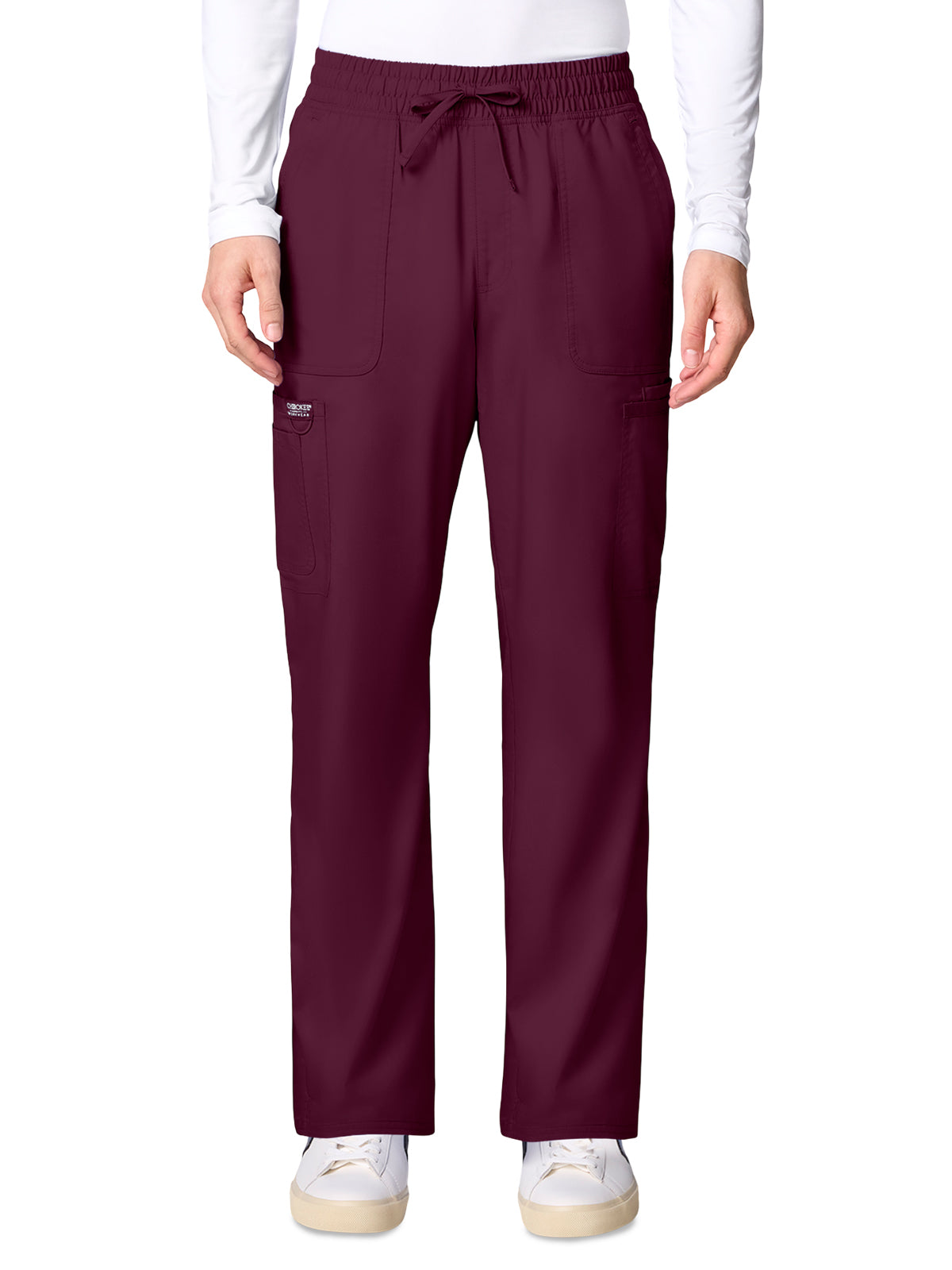 Men's 12-Pocket Scrub Pant - CK00001 - Wine