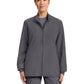 Women's 2-Pocket Zip Up Scrub Jacket - CK00013A - Pewter