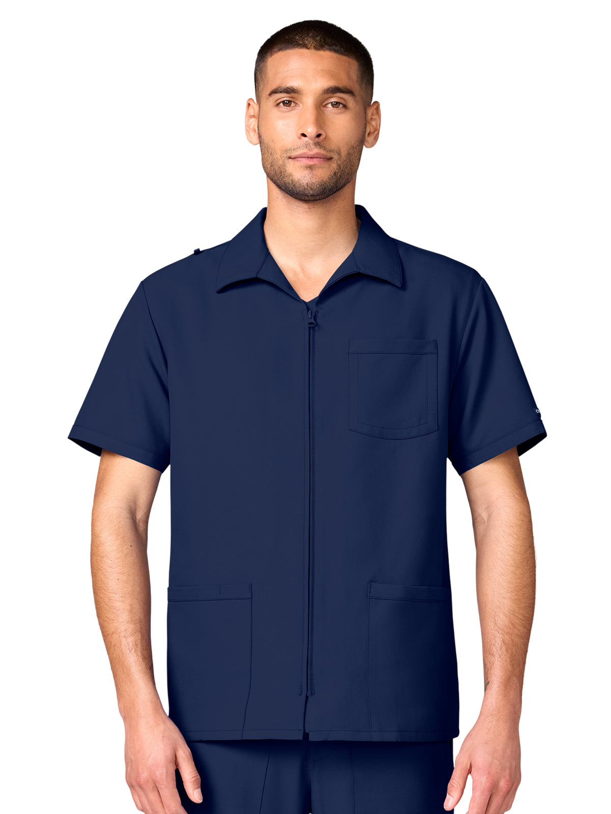 Men's 3-Pocket Full Zip Jacket - CK00027 - Navy