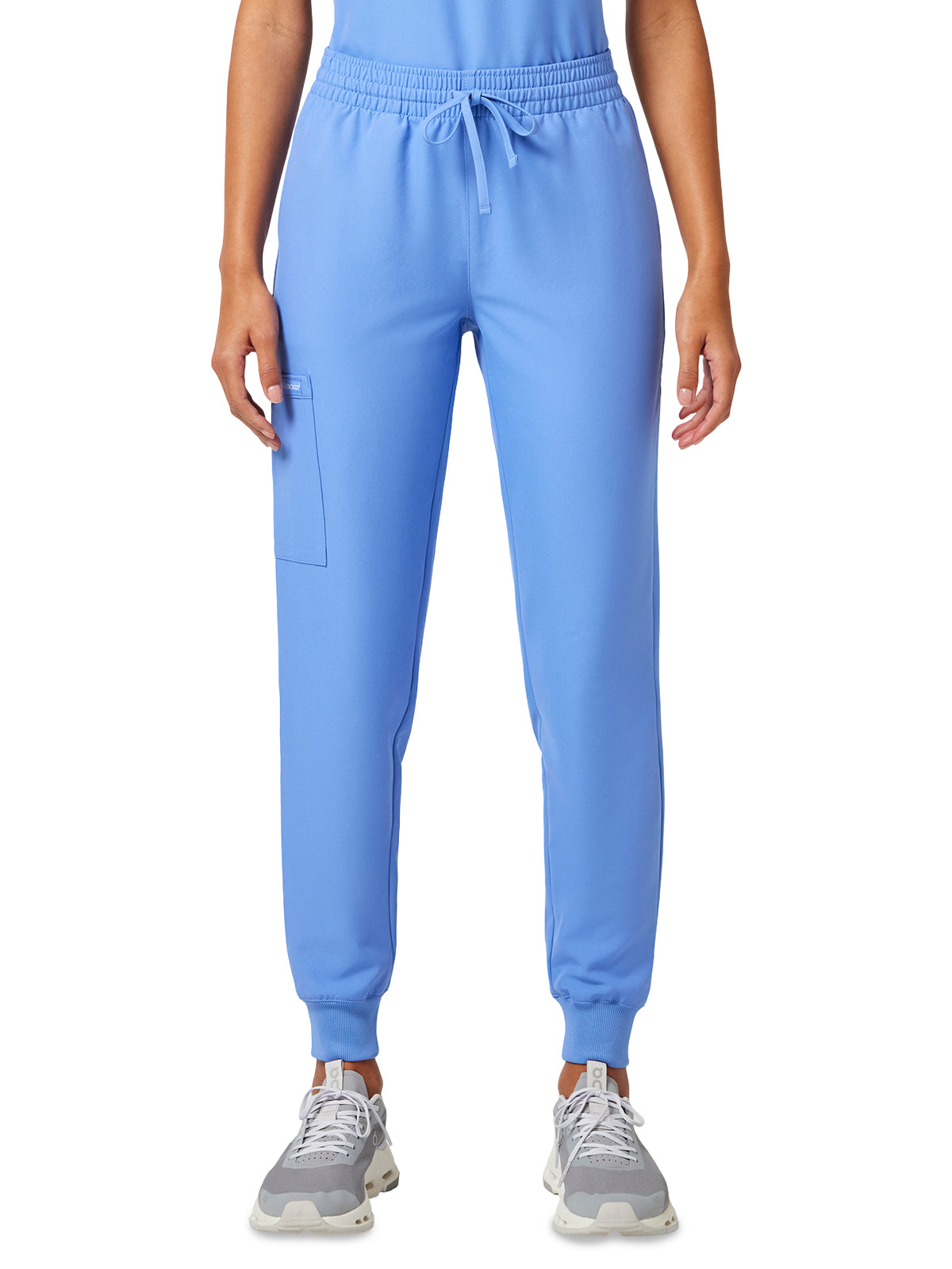 Women's 5-Pocket Mid Rise Jogger Pant - CK00034A - Ciel Blue