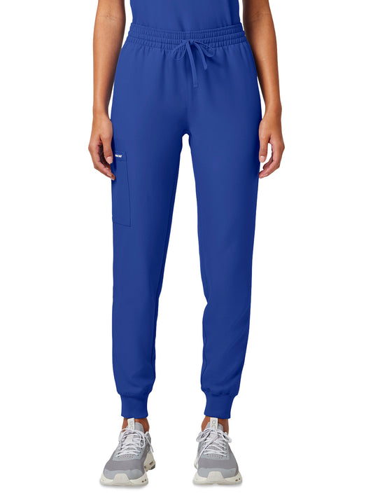 Women's 5-Pocket Mid Rise Jogger Pant - CK00034A - Galaxy Blue
